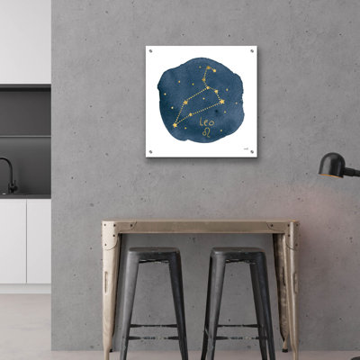 «Horoscope Leo» par Moira Hershey, art mural en verre acrylique