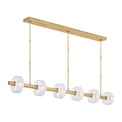 Kelly Wearstler Laurel 6-light extra large linear chandelier