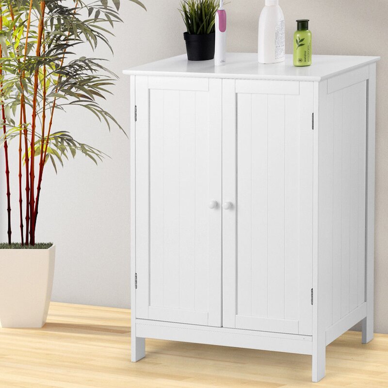 Dovecove Freestanding Bathroom Cabinet & Reviews | Wayfair