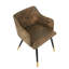 Darch 47cm H Suede;Cotton Upholstered Armchair