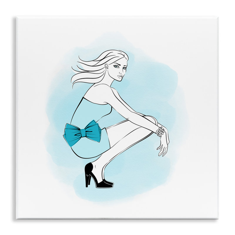 «Girl with Blue Bow» par Martina Pavlova
