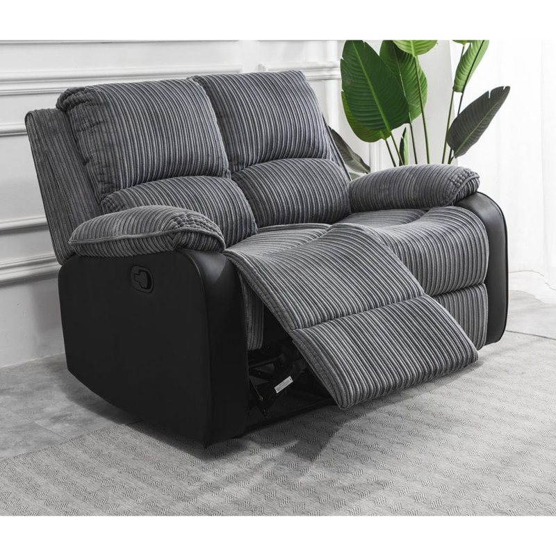 Anding 2 Seater Reclining Loveseat, 98cm H x 136cm W x 94cm Dcm, Power - Push Button