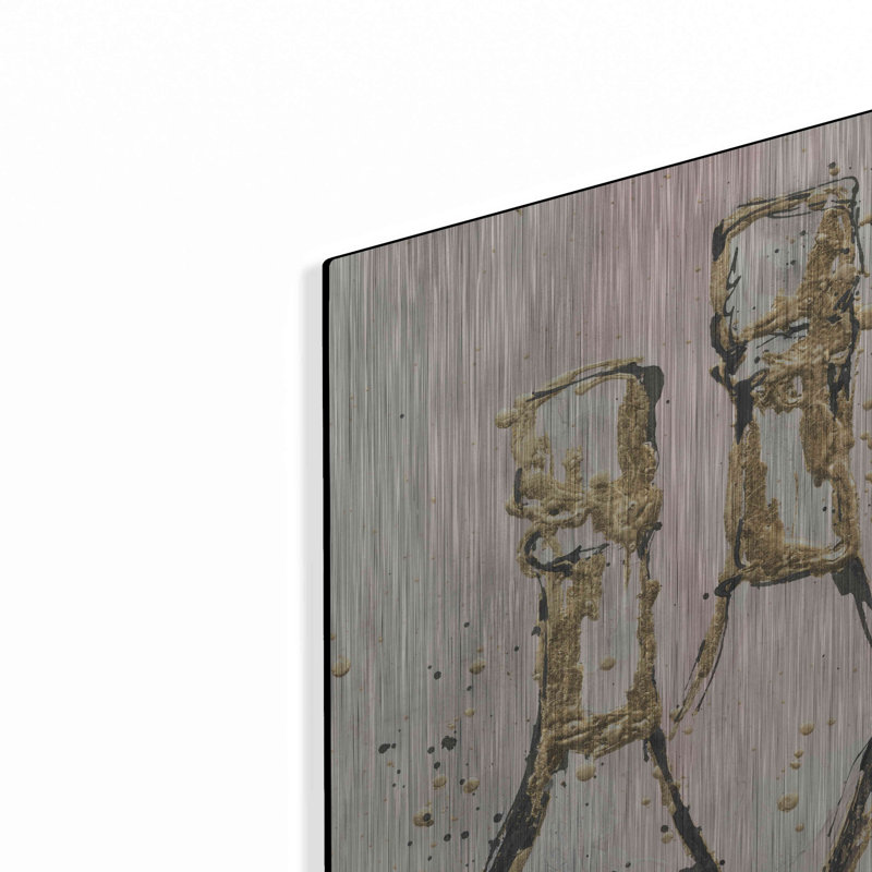 «Champagne Is Grand II» par Chris Paschke, H 24 po x l 24 po