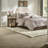 Piece Polyester Charmeuse Bedding Sets, Modern Taupe Cal King Home