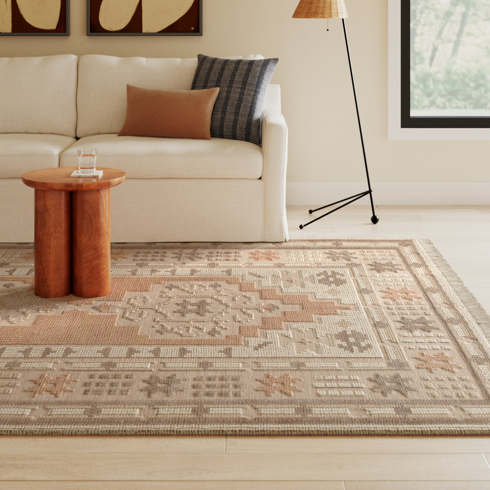 Damaris Handmade Rug, Rectangle 9' x 12'
