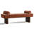 60" W Chenille Upholstered Bench-1747637087