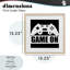 «Game On», reproduction encadrée noire sous verre, conception de Kim Allen-287005357-287005346