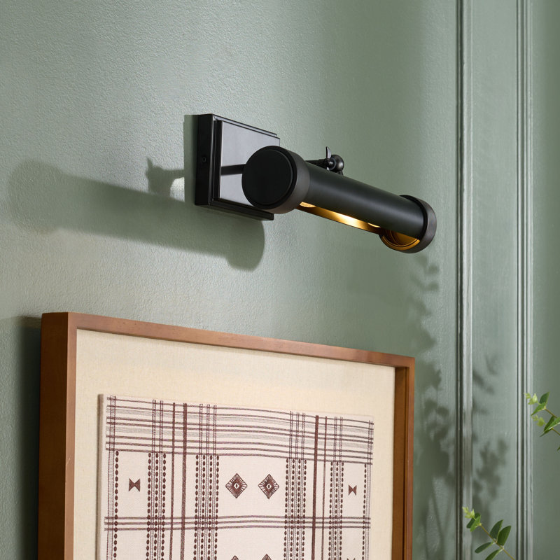 Andie 15 Inch Wall Sconce, Matte Black