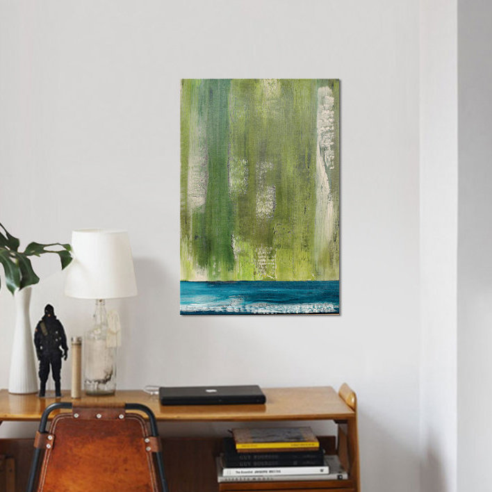 « a river runs through it i », reproduction d’art sur toile, H 26 po x l 18 po x P 1,5 po