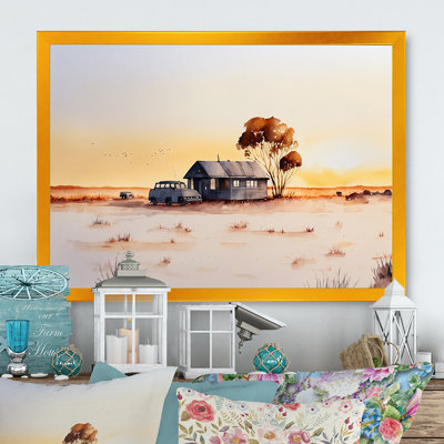 «Countryhouse In The Middle Of Nowhere III», reproduction sur toile