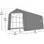 Sheltercoat 16 x 36 pi Garage Peak Grey Std-20238440