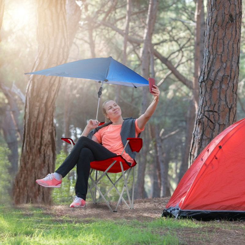 Nila Folding Camping Chair, Red
