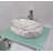 QieRao 16'' Marble Ceramic Oval Bathroom Sink