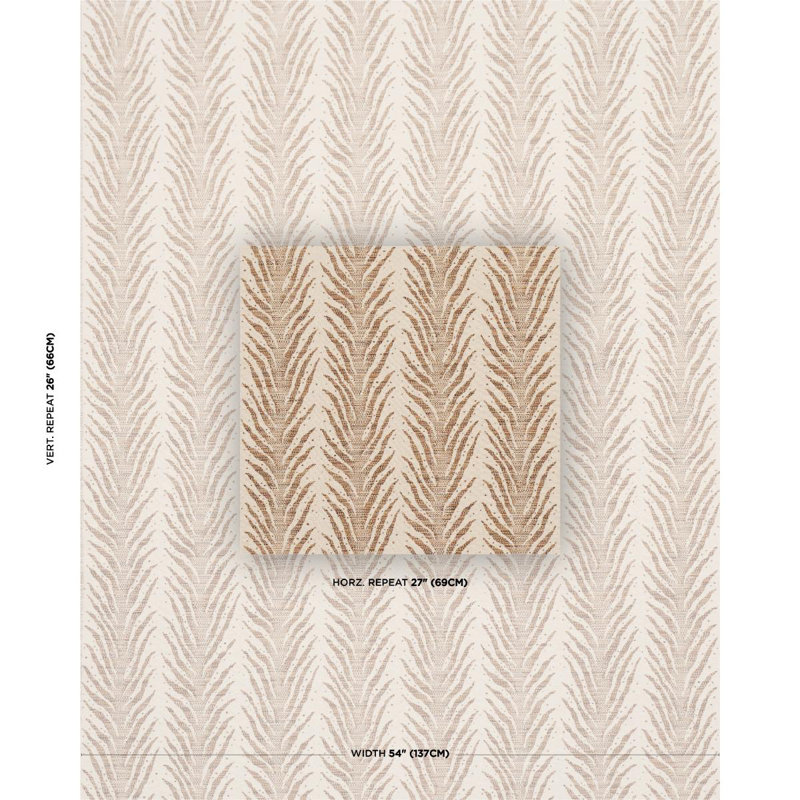 Tissu Schumacher X Celerie Kemble, Orange