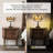 Elegant Tiffany Banker Desk Lamp - Handmade Stained Glass Adjustable Piano Light with 8W LED Bulb, pull chain Switch, Vintage Decor for Office, Bedroom & Living Room