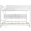 Lit superposé grand sur grand avec armoires de rangement et ports USB-1436874604