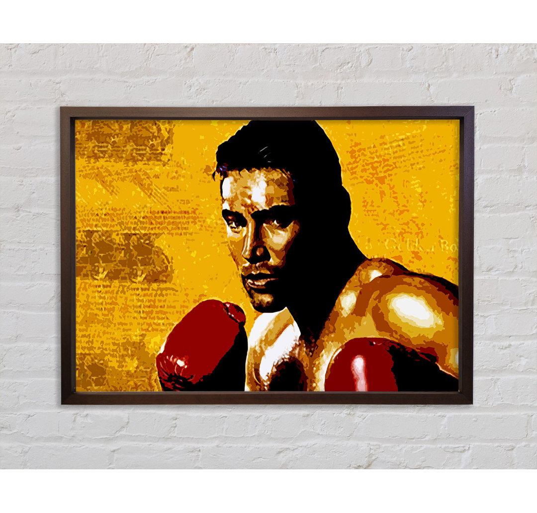 Oscar De La Hoya Golden Boy - Einzelbildrahmen Kunstdrucke auf Leinwand