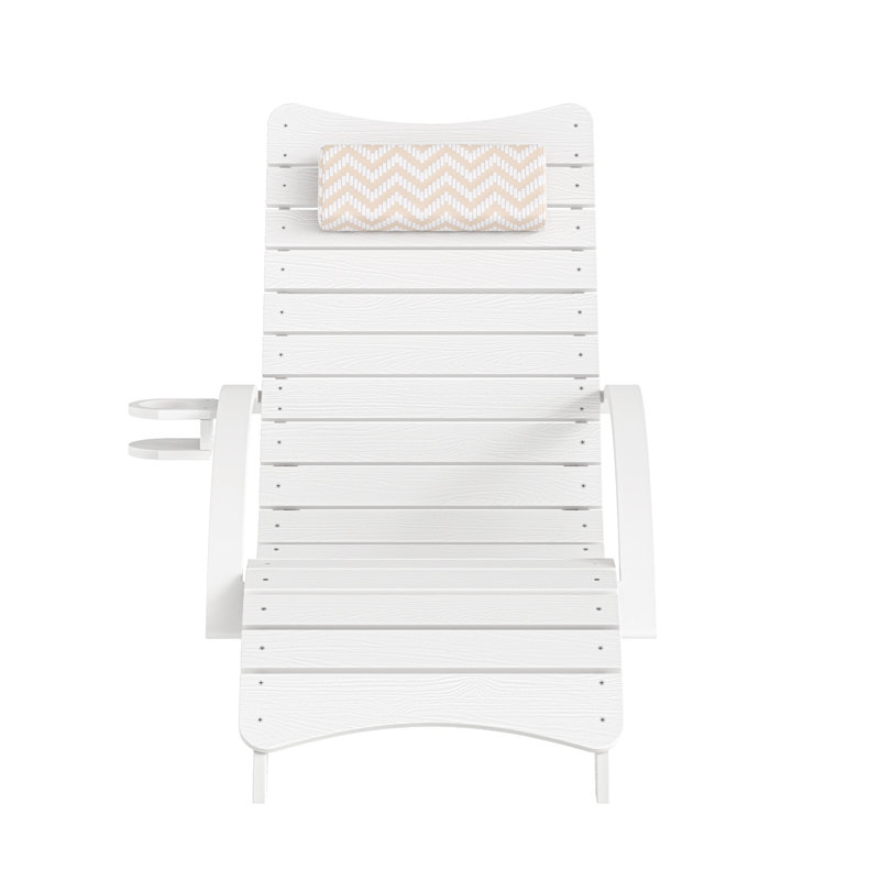 Chaise longue d'extérieur Michelle Aquawave (ensemble de 2), Blanc