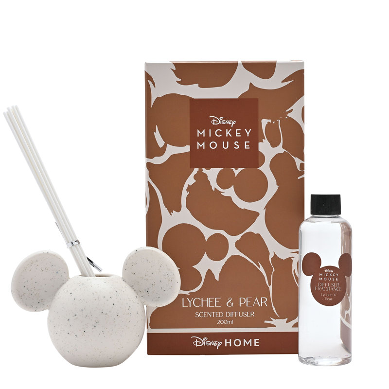 Disney Mickey Ceramic Vessel Fragranced Diffuser - Terracotta, White