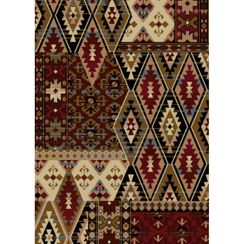 Tapis bordeaux Southwestern