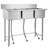 3 Compartment Kitchen Freestanding Sink