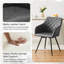 50cm H Upholstered Metal Armchair-1003271437