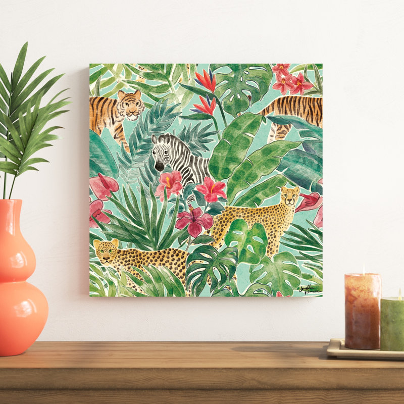 Jungle Vibes Step 01C, H 20 po x l 20 po x P 1,25 po