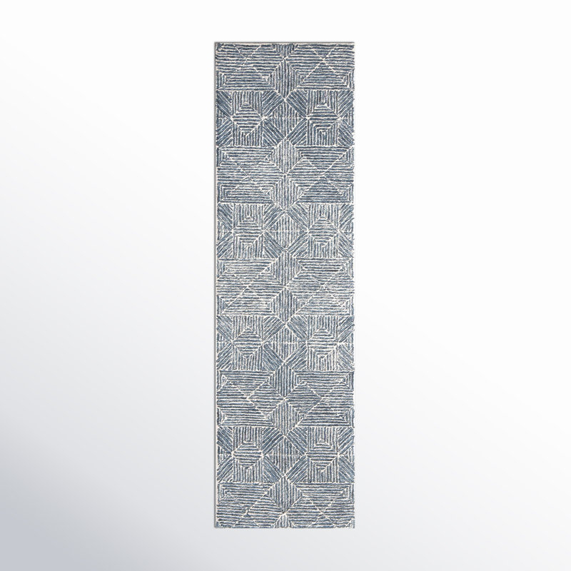 Linsly Geometric Area Rug, Runner 2'3" x 8'