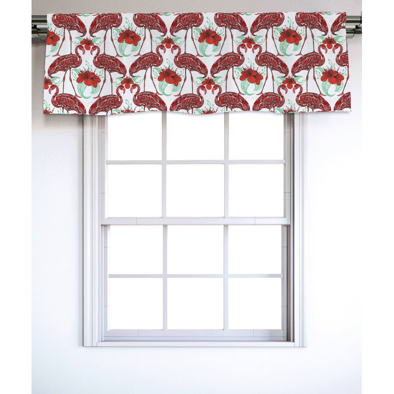 Sateen Ruffled Window Valance