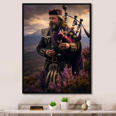 Écosse, cornemuse en Écosse, sur toile