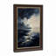Tableau sur toile représentant un océan bleu foncé orageux et des reflets du soleil-22177519