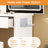 White Vanity Desk With Sliding Mirror, 4 Drawers, 9 Storage Areas, Hidden Compartments And Cushioned Stool. Led Mirror Stepless Dimming Three Color Modes. Integrated Power Hub 2 Ac Outlets, 1 Type -