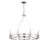 8 - Light Dimmable Wagon Wheel Chandelier