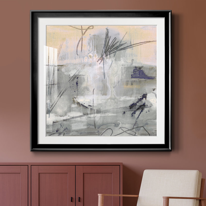 Southeast I - peinture encadrée, H 26,5 po x l 26,5 po x P 1,5 po, Cadre noir