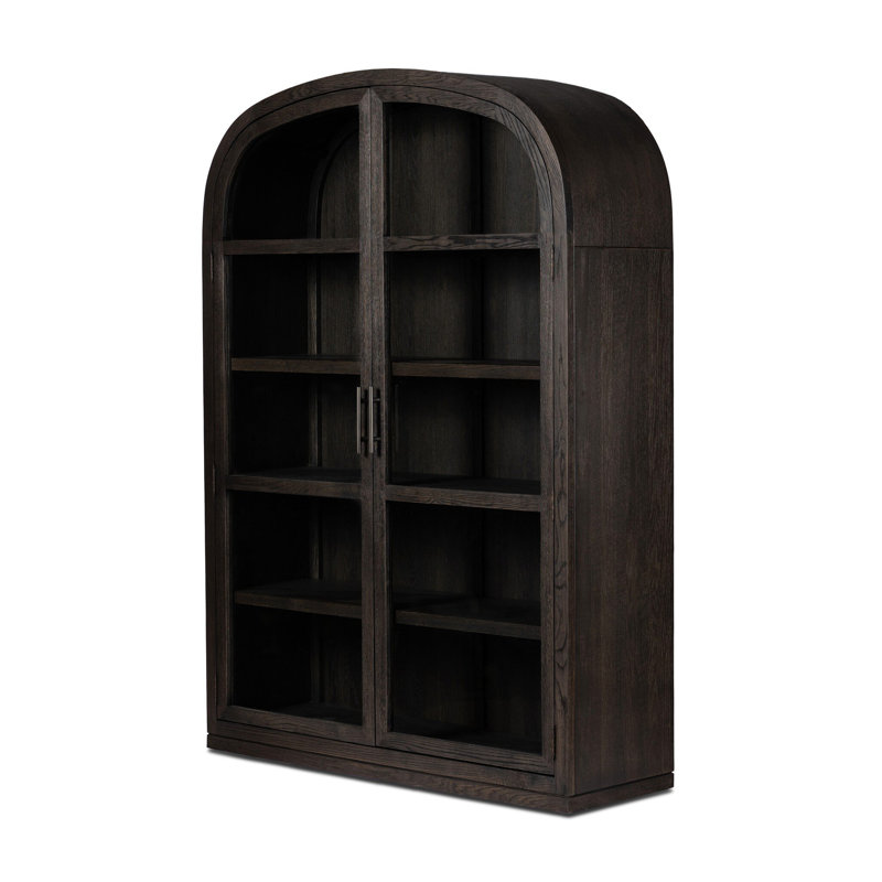 Hepburn Wide Cabinet-Dark Anthracite Oak, Dark Anthracite Oak Veneer