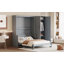 Lit escamotable peu encombrant avec garde-robe attaché-129345179