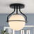 1 - Light Globe Semi Flush Mount-866629926