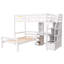 Lit superposé en L simple au-dessus de simple avec bureau intégré Ffyon-1244660962