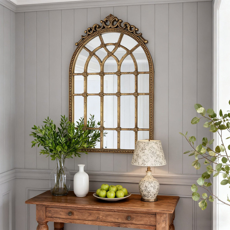 Metal Arch Mirror