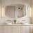 Metal Oval Wall Mirror-786406660-786406661