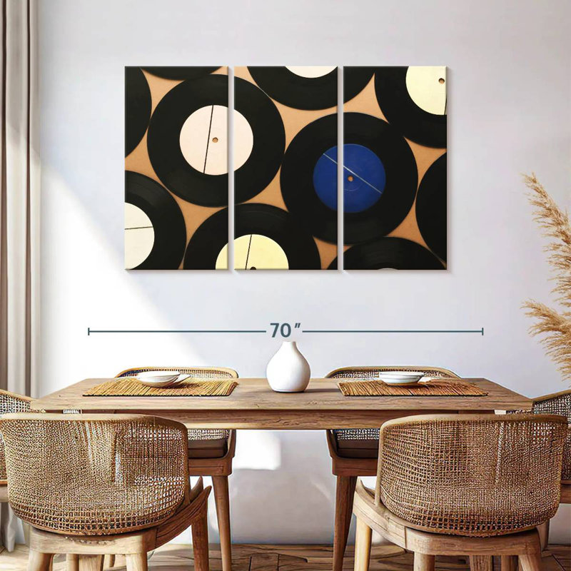 Abarca Vinyl Record Collection, 36" H x 57" W