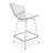 Dulcemaria Upholstered Counter Stool with Metal Frame-69851828-87058311