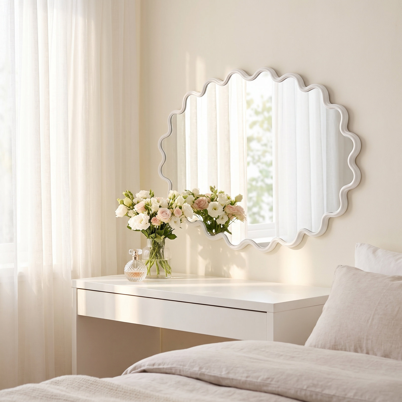 Anders 24" Mirror, White