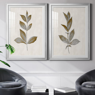 Bronze Leaf I - ensemble de 2 reproductions