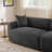 90 "Wide 3 Seat Upholstered Polyester Sofa with Throw Pillows Available in Living Room Apartment-1329602315