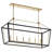 Delvin 6 - Light Dimmable Linear Chandelier-1139616536