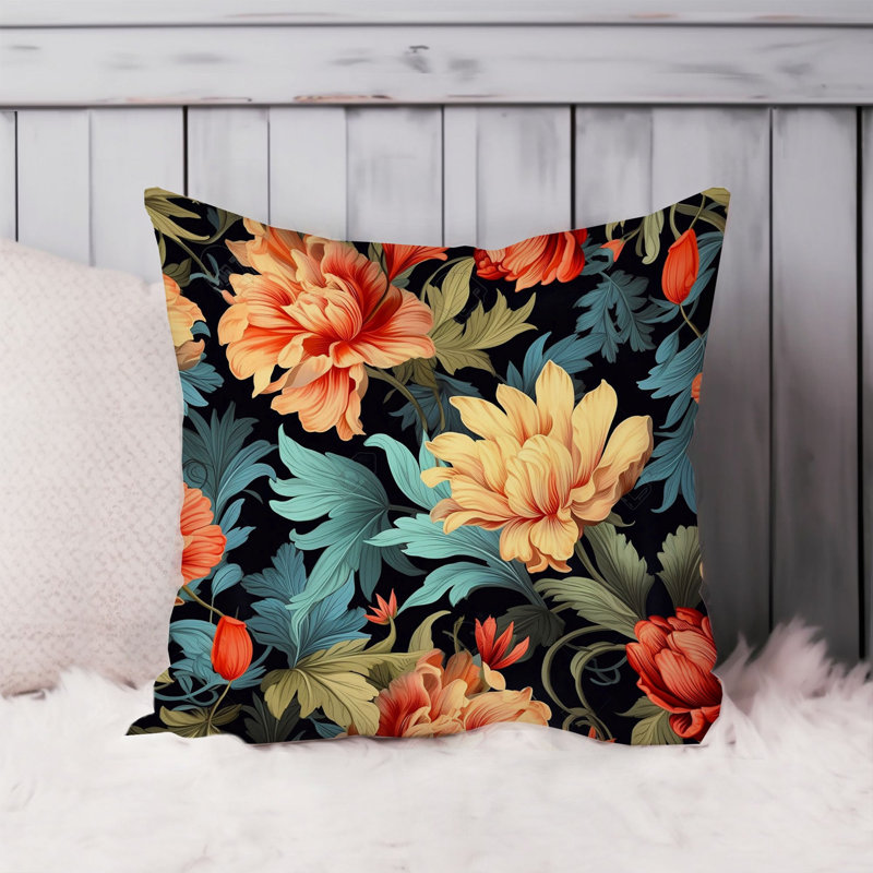 Botanical William Morris Style Plants I Classic, 18"H x 18"W