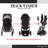 Dream On Me Track Tandem Stroller- Face To Face Edition -115637403