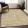 Premium Machine Washable Prisco Gold Rug