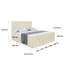 Sabna Bed with Mattress-1935304045-1935304050